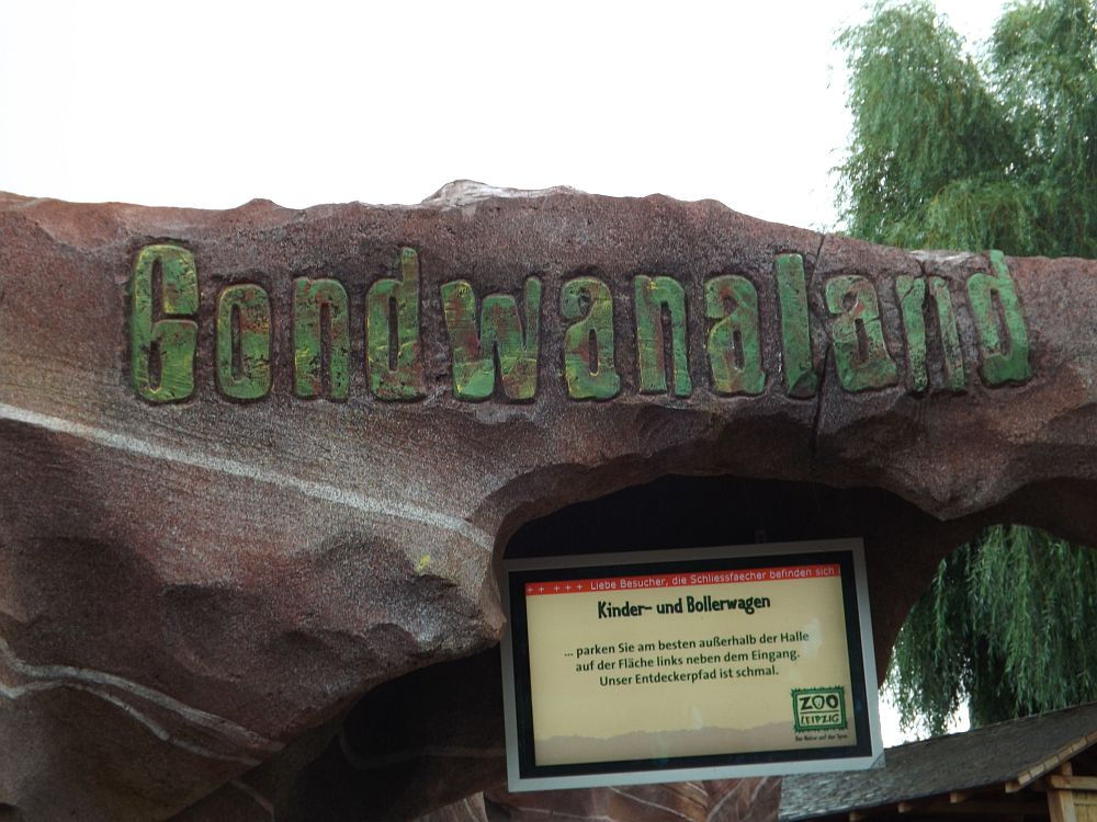 Gondwanaland - Eingang (Zoo Leipzig)