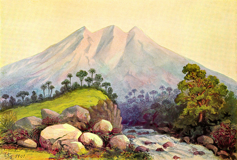 Vulkan Tandikat (Ernst Haeckel)