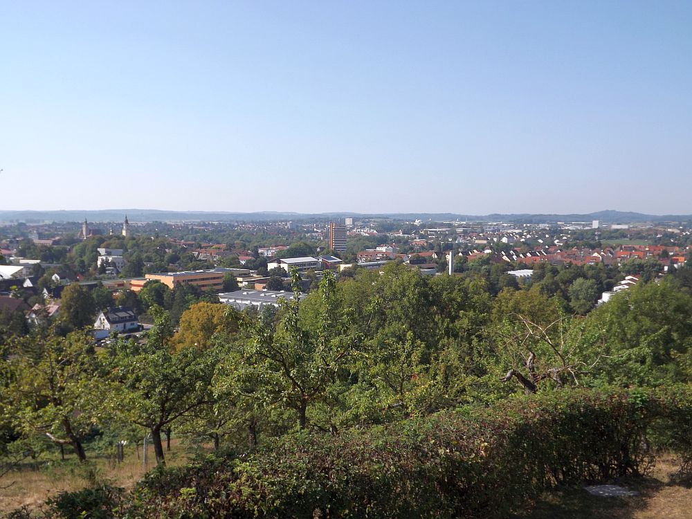 Crailsheim vom Vogelpark aus gesehen