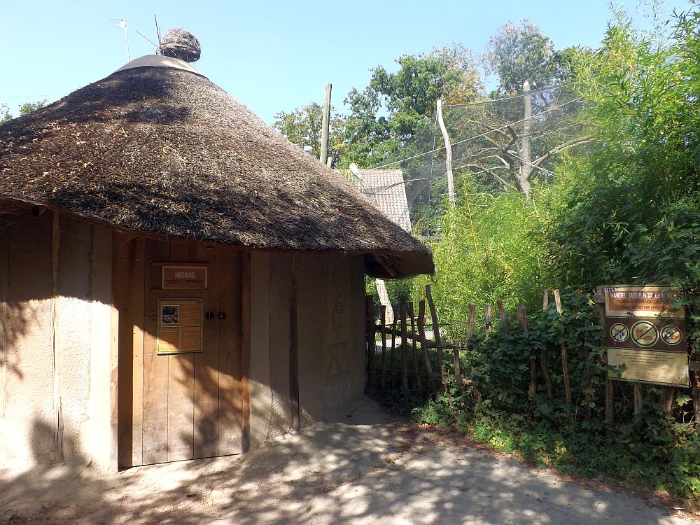 Kattaanlage, Eingang (Zoo Planckendael)