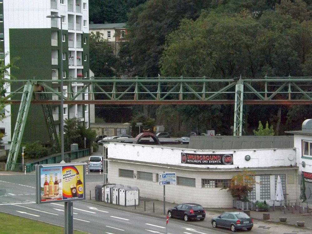 Blick aus dem IBIS-Hotel in Wuppertal