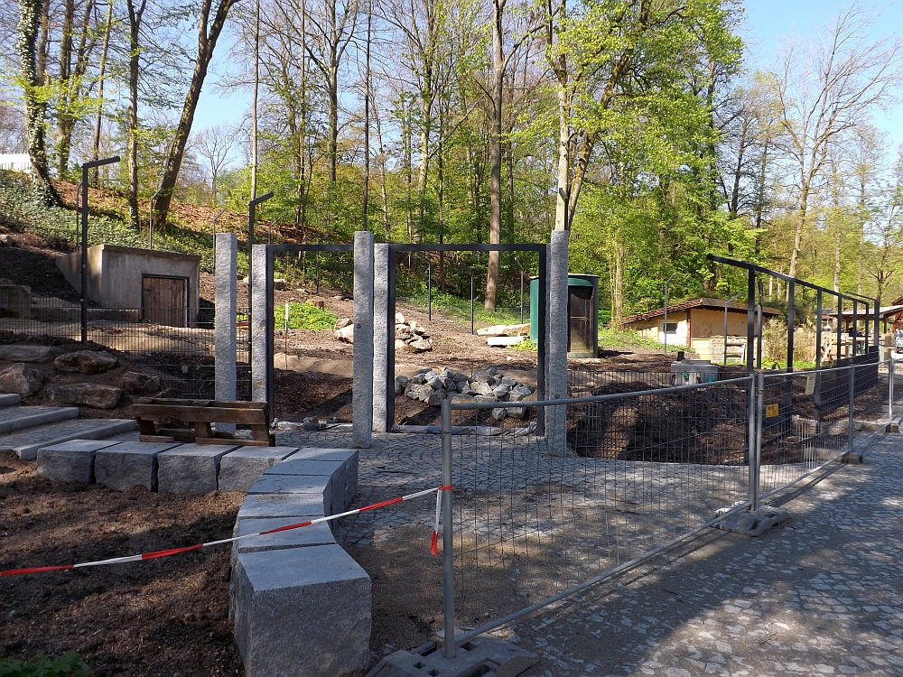 Baustelle Luchsanlage (Tiergarten Straubing)