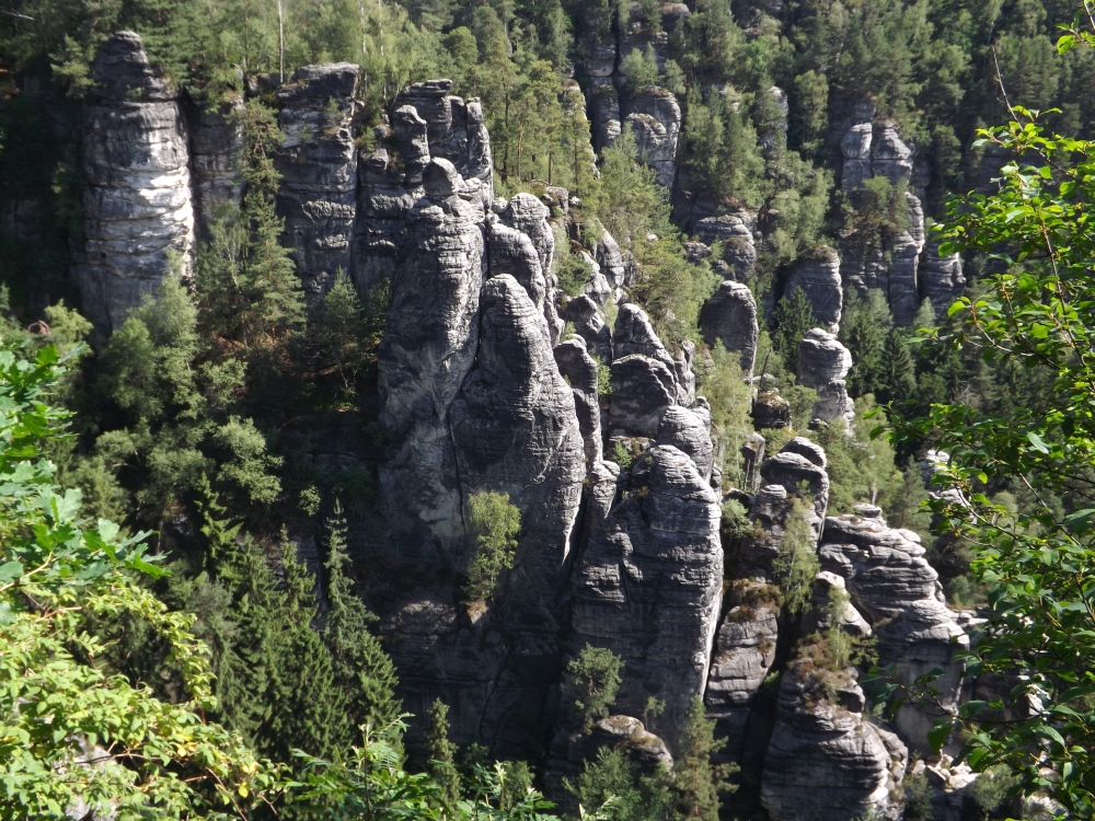 Elbsandsteingebirge, Wehlsteinaussicht