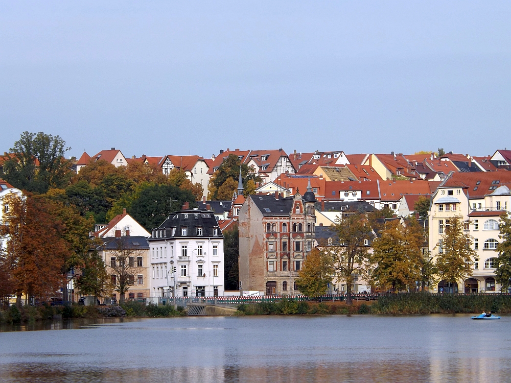 Altenburg, von der Zoobrücke aus gesehen